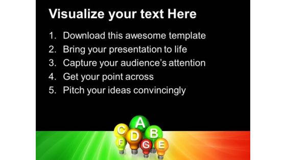 Energy Efficiency Concept Nature PowerPoint Templates And PowerPoint Themes 0912