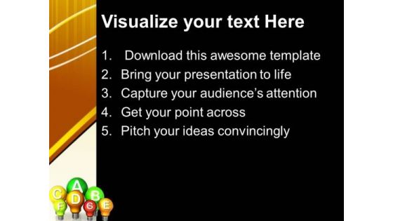 Energy Efficiency Concept PowerPoint Templates And PowerPoint Themes 0812