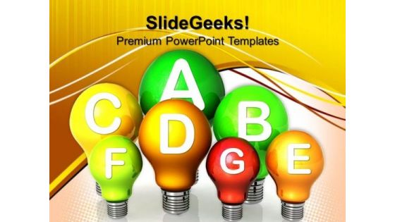Energy Efficiency Concept PowerPoint Templates And PowerPoint Themes 0812