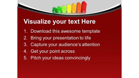Energy Efficiency In Colorful Home PowerPoint Templates Ppt Backgrounds For Slides 0213