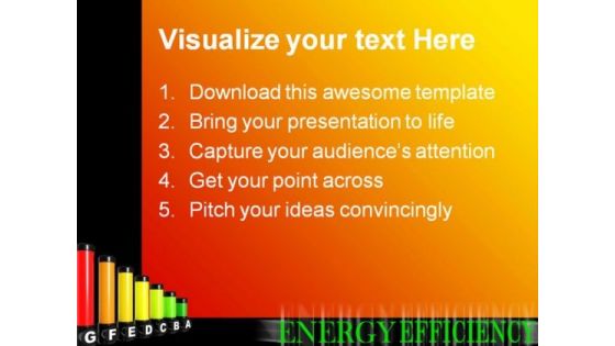 Energy Rating Environment PowerPoint Backgrounds And Templates 1210
