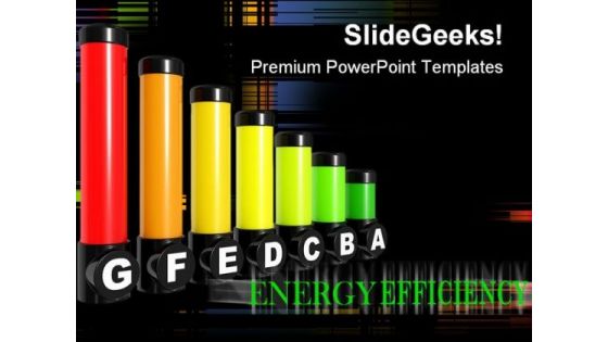 Energy Rating Environment PowerPoint Backgrounds And Templates 1210