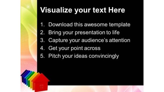 Energy Rating Houses Real Estate PowerPoint Templates And PowerPoint Themes 0912