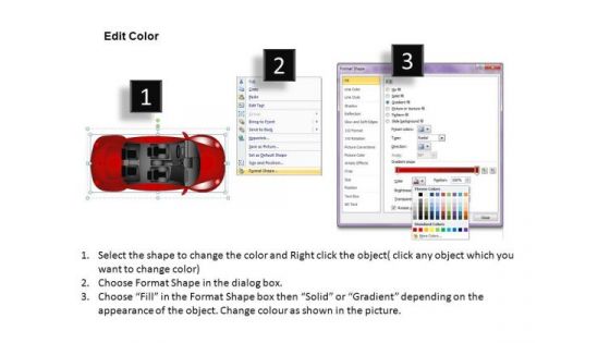 Engine Red Beetle Car PowerPoint Slides And Ppt Diagram Templates