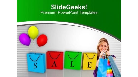 Enjoy Shopping With Sale PowerPoint Templates Ppt Backgrounds For Slides 0513