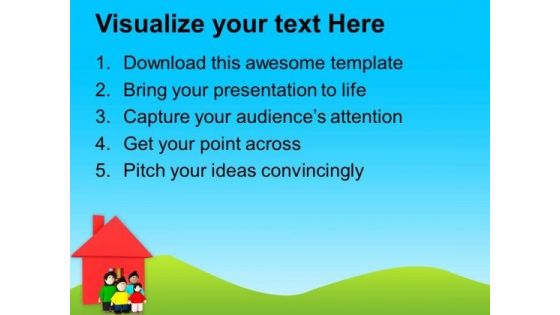 Enjoy Sunny Day With Family PowerPoint Templates Ppt Backgrounds For Slides 0613