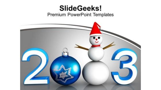 Enjoy The Winters Of 2013 PowerPoint Templates Ppt Backgrounds For Slides 0513