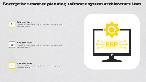 Enterprise Resource Planning Software System Architecture Icon Microsoft Pdf
