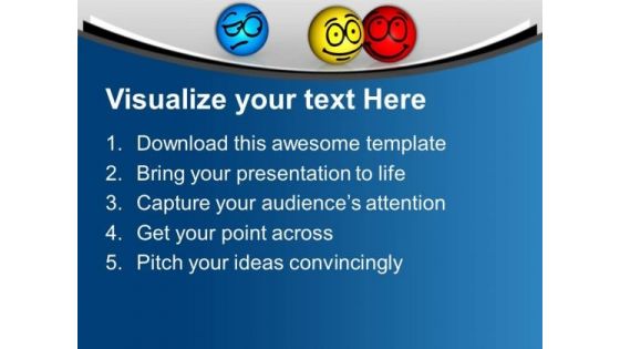 Envy Isolated Different Emotions On Face PowerPoint Templates Ppt Backgrounds For Slides 0113