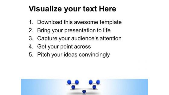 Equally Balanced Business PowerPoint Templates And PowerPoint Themes 0412