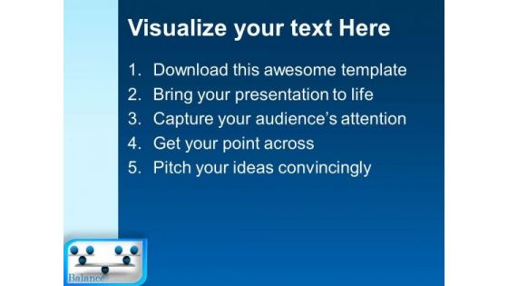 Equally Balanced Business PowerPoint Templates And PowerPoint Themes 0512
