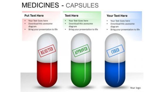 Equipment Medical Capsules PowerPoint Slides And Ppt Diagram Templates