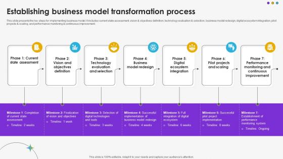 Establishing Business Model Transformation Process DT SS V Establishing Business Model Transformation Process DT SS V
