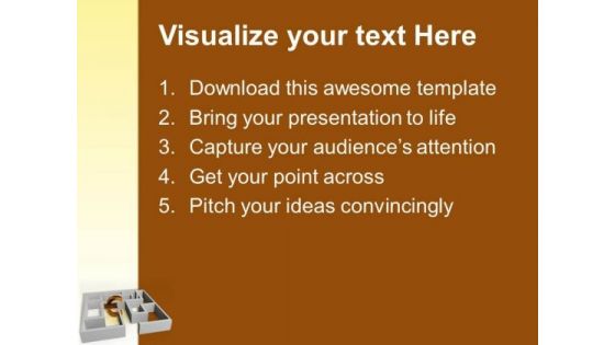 Euro Concept With Labyrinth PowerPoint Templates And PowerPoint Themes 1012