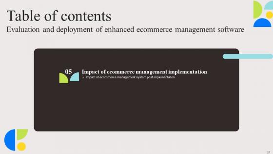 Evaluation And Deployment Of Enhanced Ecommerce Management Software Complete Deck