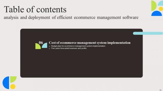 Evaluation And Deployment Of Enhanced Ecommerce Management Software Complete Deck
