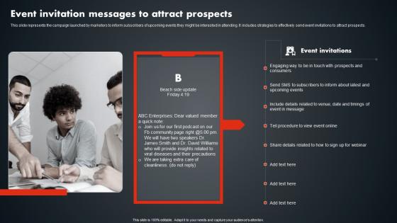 Event Invitation Messages To Attract Prospects SMS Promotional Tactics Rules PDF
