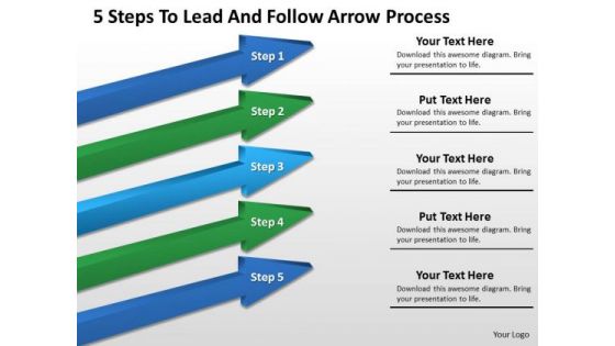 Example Of Parallel Processing Follow Arrow PowerPoint Templates Ppt Backgrounds For Slides