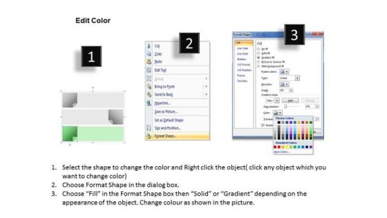 Examples Of Business Processes Linear Flow 3 Stages Post It Notes Ppt PowerPoint Templates