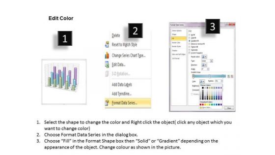 Examples Of Data Analysis Market 3d Business Inspection Procedure Chart PowerPoint Templates