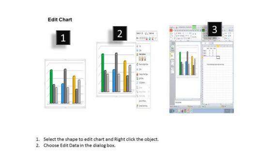 Examples Of Data Analysis Market 3d Business Trend Series Chart PowerPoint Templates