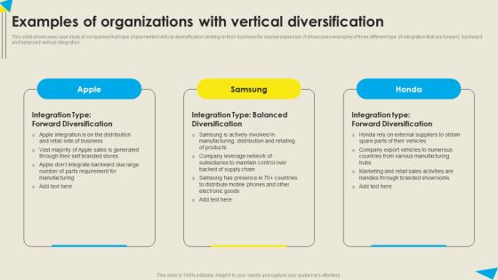Examples Of Organizations With Vertical Diversification Strategic Diversification Plan Template PDF Examples Of Organizations With Vertical Diversification Strategic Diversification Plan Template PDF