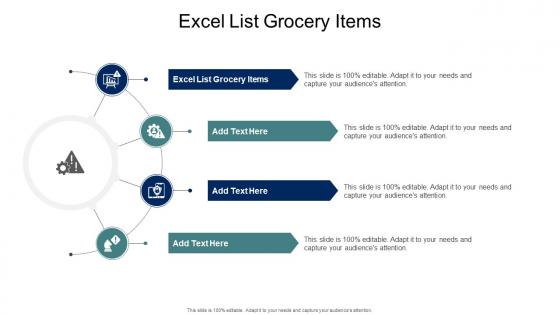 Excel List Grocery Items In Powerpoint And Google Slides Cpb