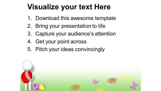 Exchange Easter Surprise With Your Relatives PowerPoint Templates Ppt Backgrounds For Slides 0313