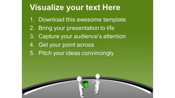 Exchange The Right Gifts PowerPoint Templates Ppt Backgrounds For Slides 0713