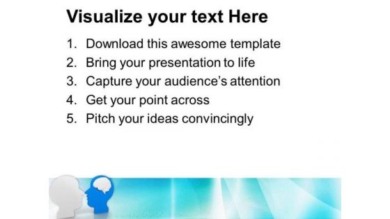 Exchanging Ideas For Upbringing Business PowerPoint Templates Ppt Backgrounds For Slides 0513