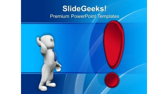 Exclamation Mark People PowerPoint Templates And PowerPoint Themes 0712