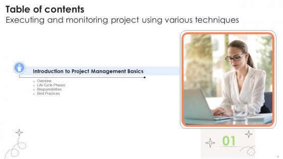 Executing And Monitoring Project Using Various Techniques PM CD V