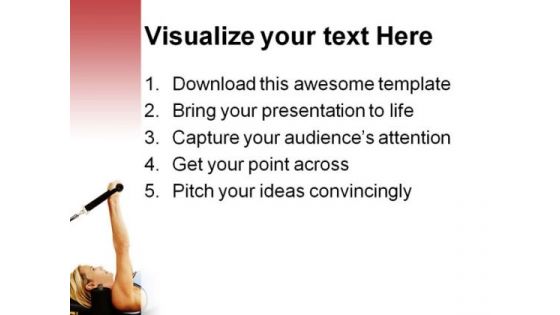Exercise Health PowerPoint Background And Template 1210