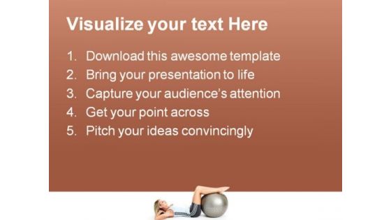 Exercise Health PowerPoint Templates And PowerPoint Backgrounds 0711