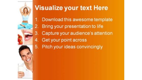 Exercise Health PowerPoint Themes And PowerPoint Slides 0811