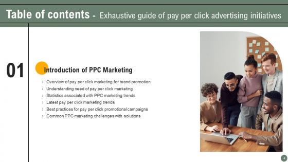 Exhaustive Guide Of Pay Per Click Advertising Initiatives Ppt Powerpoint Presentation Complete Deck