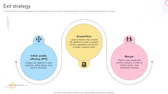 Exit Strategy Maternity Support Platform Pitch Deck