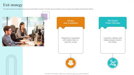 Exit Strategy Paubox Capital Funding Pitch Deck Clipart Pdf