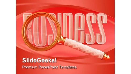 Exploration Business PowerPoint Backgrounds And Templates 0111