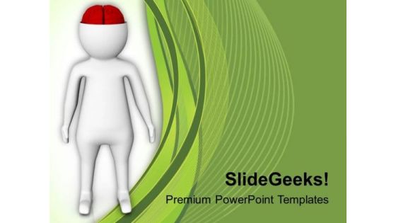 Explore Your Mind Think Positively PowerPoint Templates Ppt Backgrounds For Slides 0713