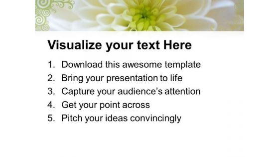 Express Your Feelings With Flower Theme PowerPoint Templates Ppt Backgrounds For Slides 0613