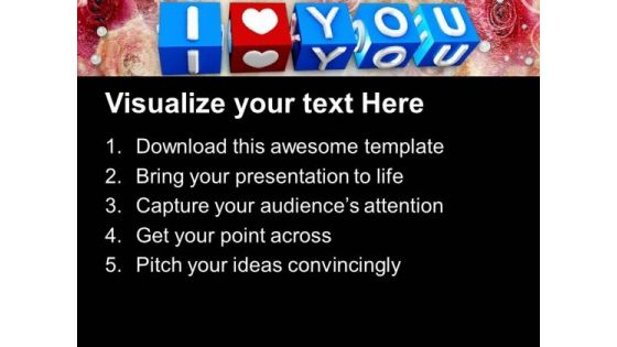 Express Your Love Towards Your Loved Ones PowerPoint Templates Ppt Backgrounds For Slides 0513