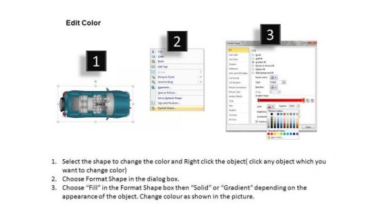 Exterior Sports Utility Blue Vehicle PowerPoint Slides And Ppt Diagram Templates