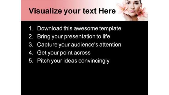 Face Care Beauty PowerPoint Themes And PowerPoint Slides 0311