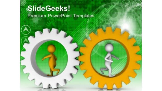 Face The Challenge Business Concept PowerPoint Templates Ppt Backgrounds For Slides 0513