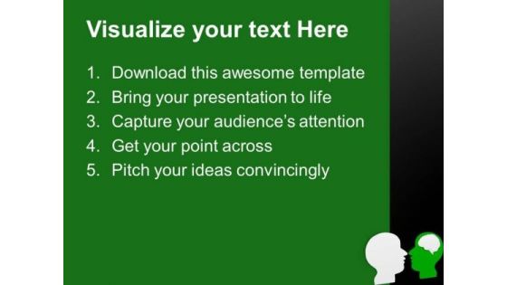 Face Yourself With Honesty PowerPoint Templates Ppt Backgrounds For Slides 0613