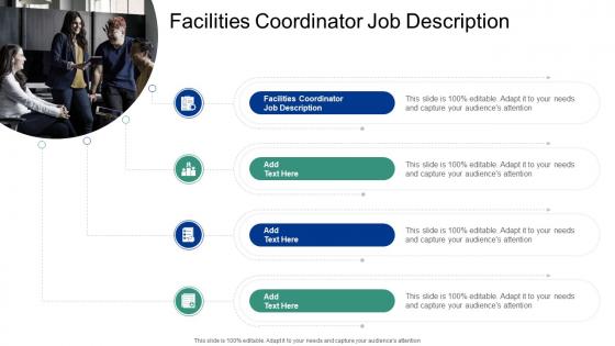 Facilities Coordinator Job Description In Powerpoint And Google Slides Cpb