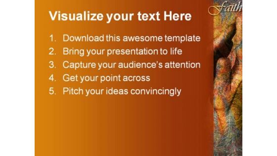 Faith Hands Religion PowerPoint Themes And PowerPoint Slides 0511
