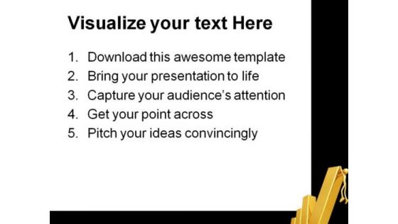 Falling Bar Business PowerPoint Themes And PowerPoint Slides 0711