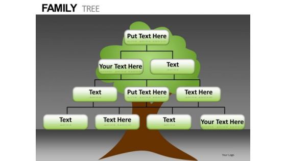 Family Tree Network PowerPoint Templates